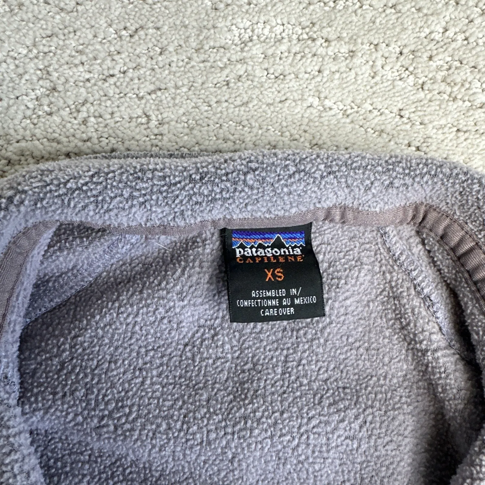 Women's Patagonia Capilene XS 1/4 Zip Fleece Base Layer Outdoor - Image 2