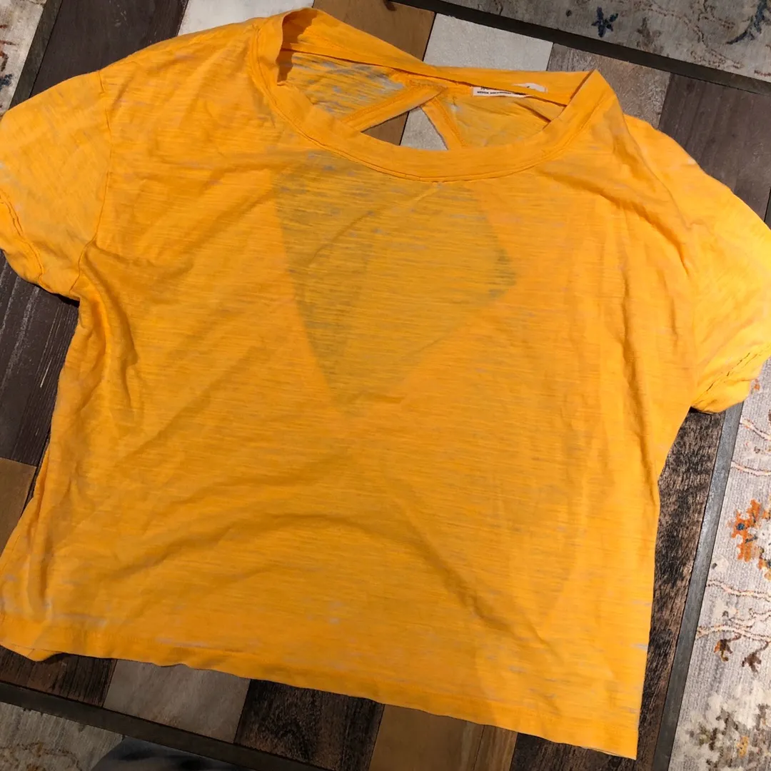 Free People viola burnout open back tee - Image 3