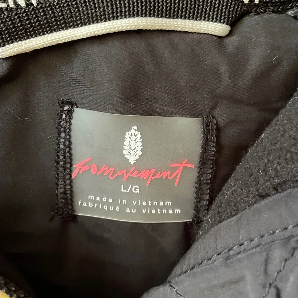 Free People Wild and Free Printed Fleece Pullover Womens Retro Y2K Athleisure - Image 3