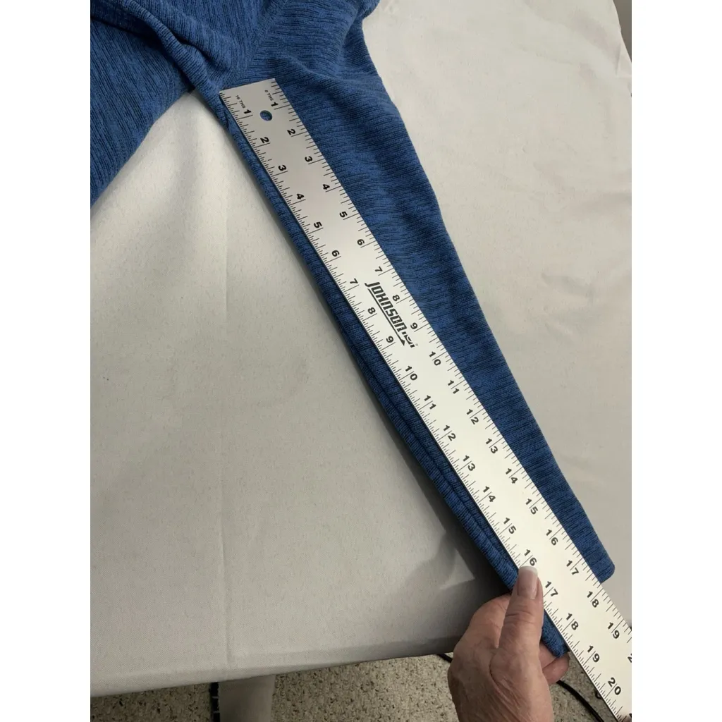 Womans Tek Gear Long Sleeve Crew Neck Pullover Shirt XXL Blue - Image 7