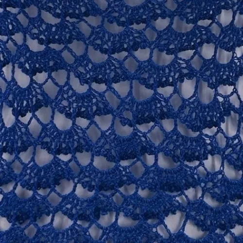 Crochetted Top Medium Royal‎ Blue - Image 5