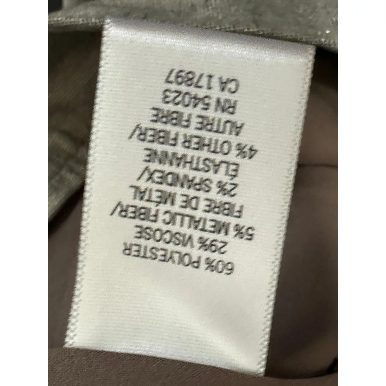 Y2K Banana Republic Dress Pants Slacks Trousers Size 8 Metallic Shimmer Career - Image 6