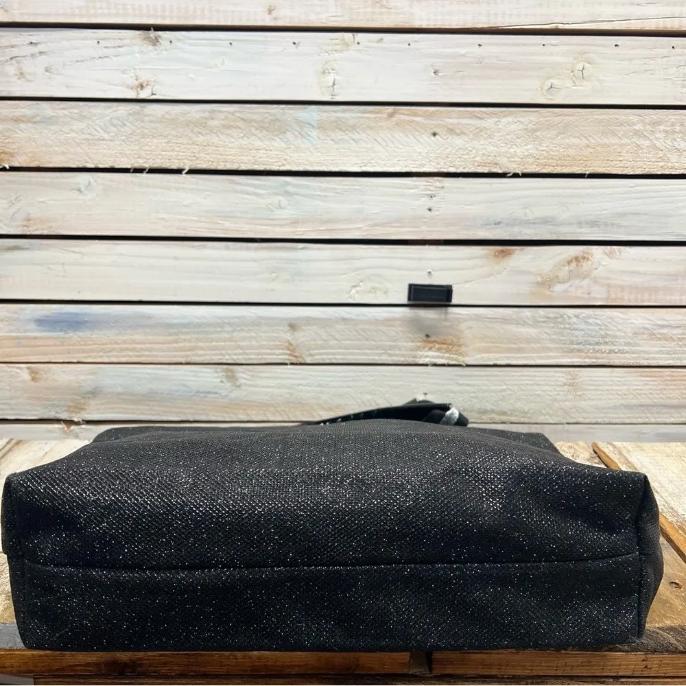 Victoria's Secret 2017 Fashion Show Glitter Tote Bag Black Silver Logo Shanghai - Image 7