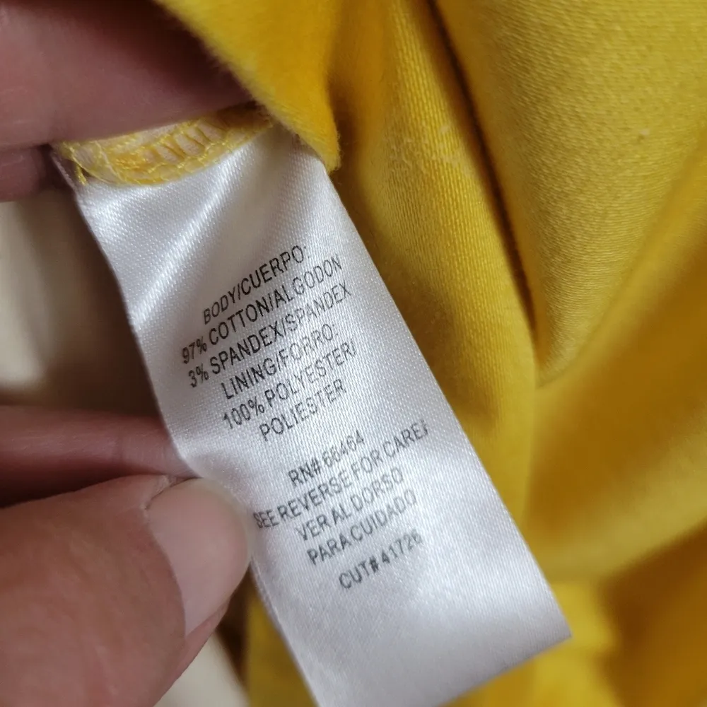 Studio I petite yellow floral fit &flare dress size 10p - Image 7