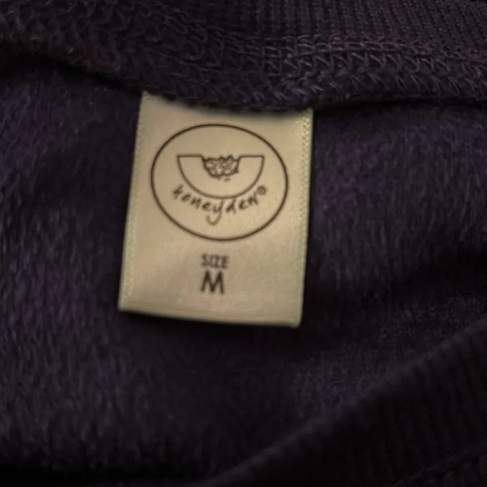 Honeydew Women's 2 Piece Super Soft Fleece Velour Lounge PJ Set Navy Sz Medium Blue - Image 7