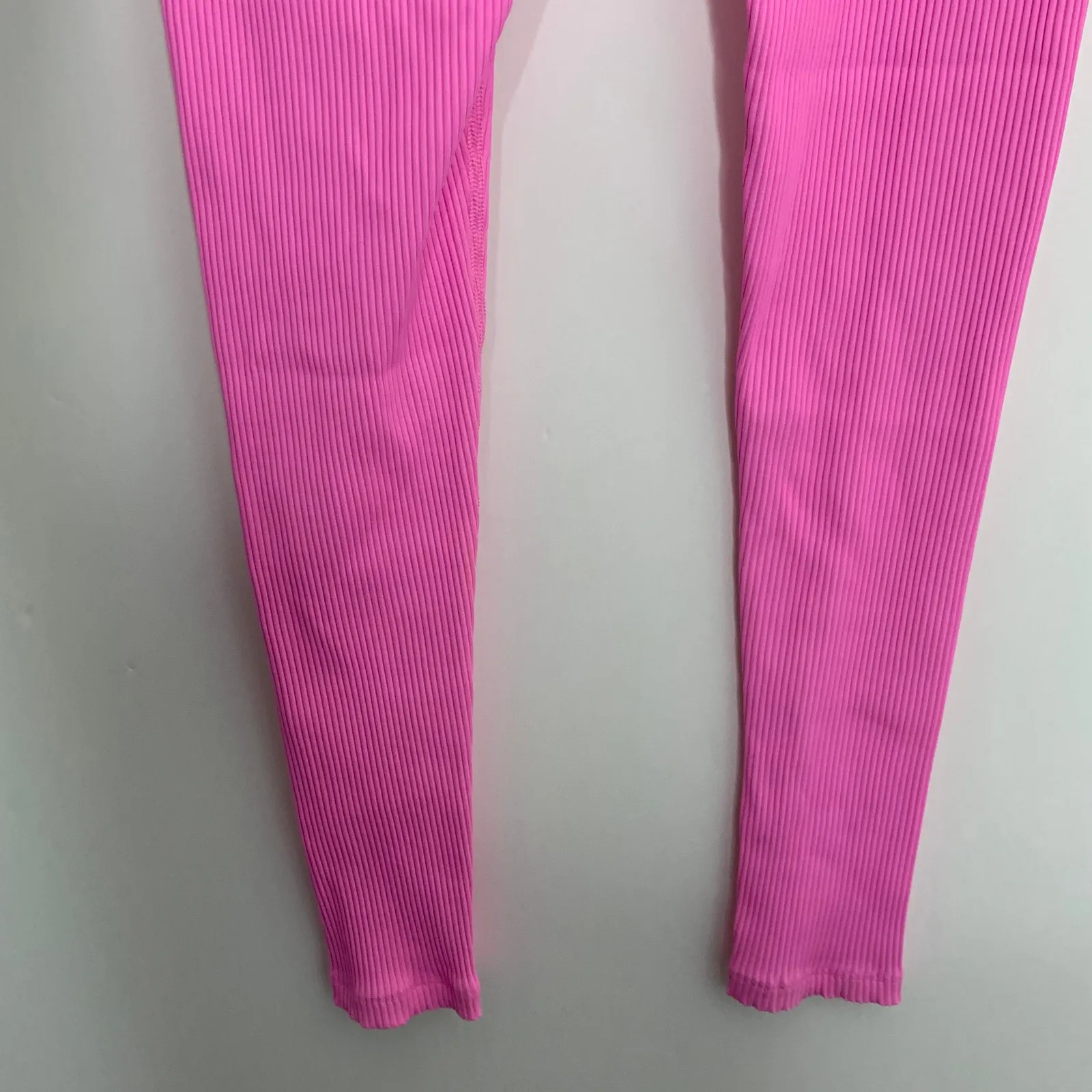 Year of Ours Bandier Rib Leggings Hot Pink Womens XL - Image 6