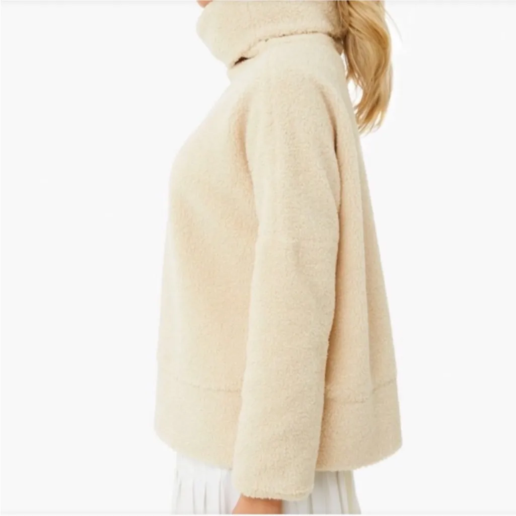 Tuckernuck Rollins Funnel Neck Teddy Fleece Pullover Sweater - Image 3