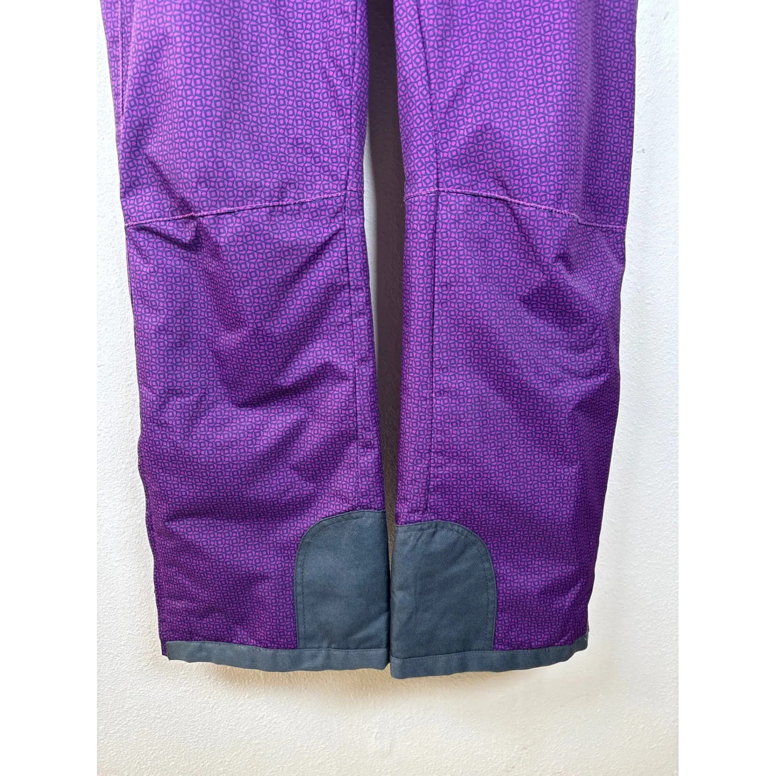 Arctix Womens Small Purple Geometric Print Ski Snowboard Snow Pants Winter - Image 8