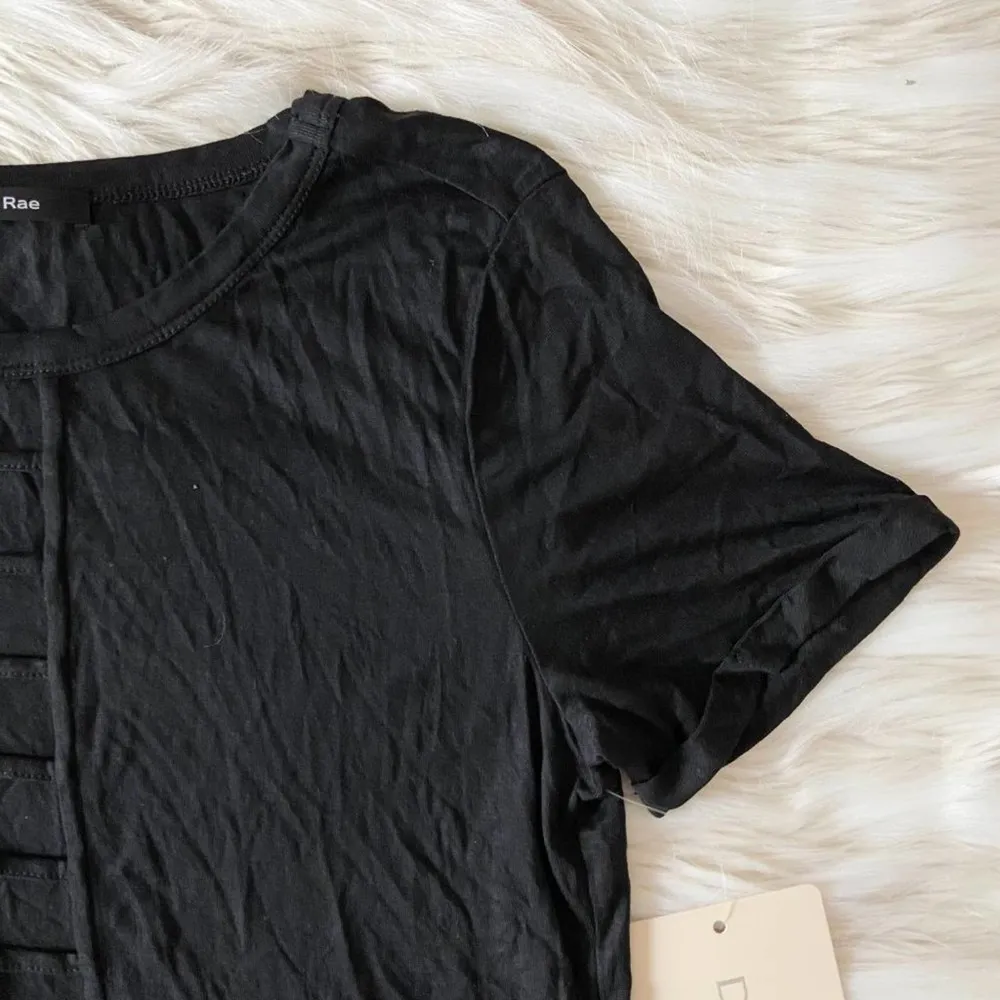 Doe & Rae Black Cut Out Cage Front Soft Top Sz S - Image 3