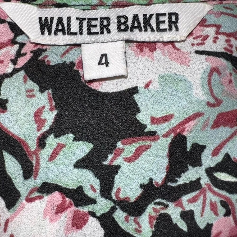 WALTER BAKER Gorgeous‎ Tropical Night Strapless Slanted Hem Dress NWOT $188 4 - Image 10