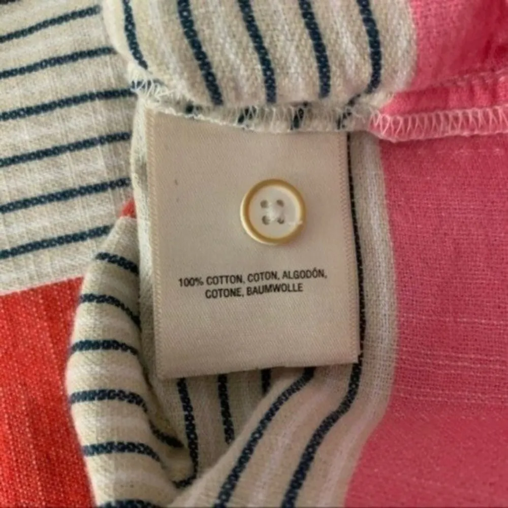 Anthropologie Holding Horses Button Down Oversized Shirt Top XS/S 3/4 Sleeve - Image 6