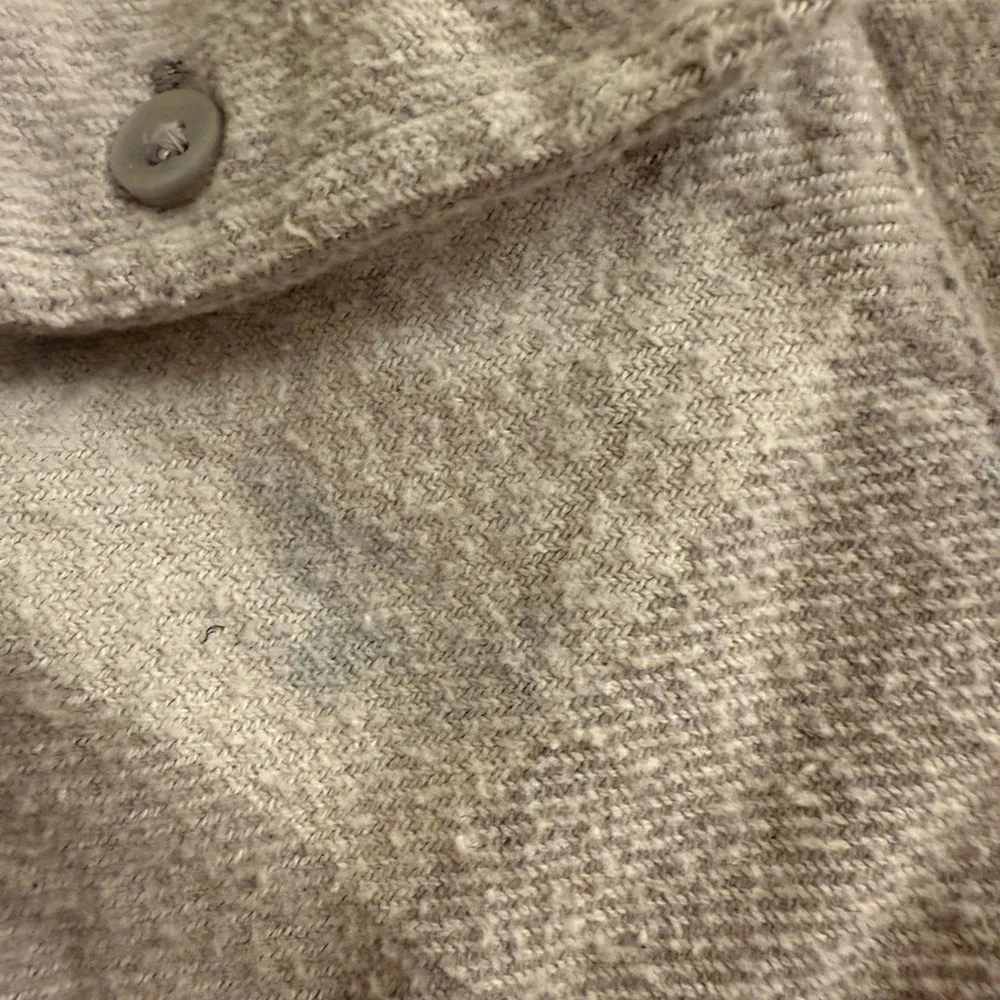 Aerie LumberJane Grey Buffalo Plaid Soft Brushed Flannel Shirt - size M - Image 3