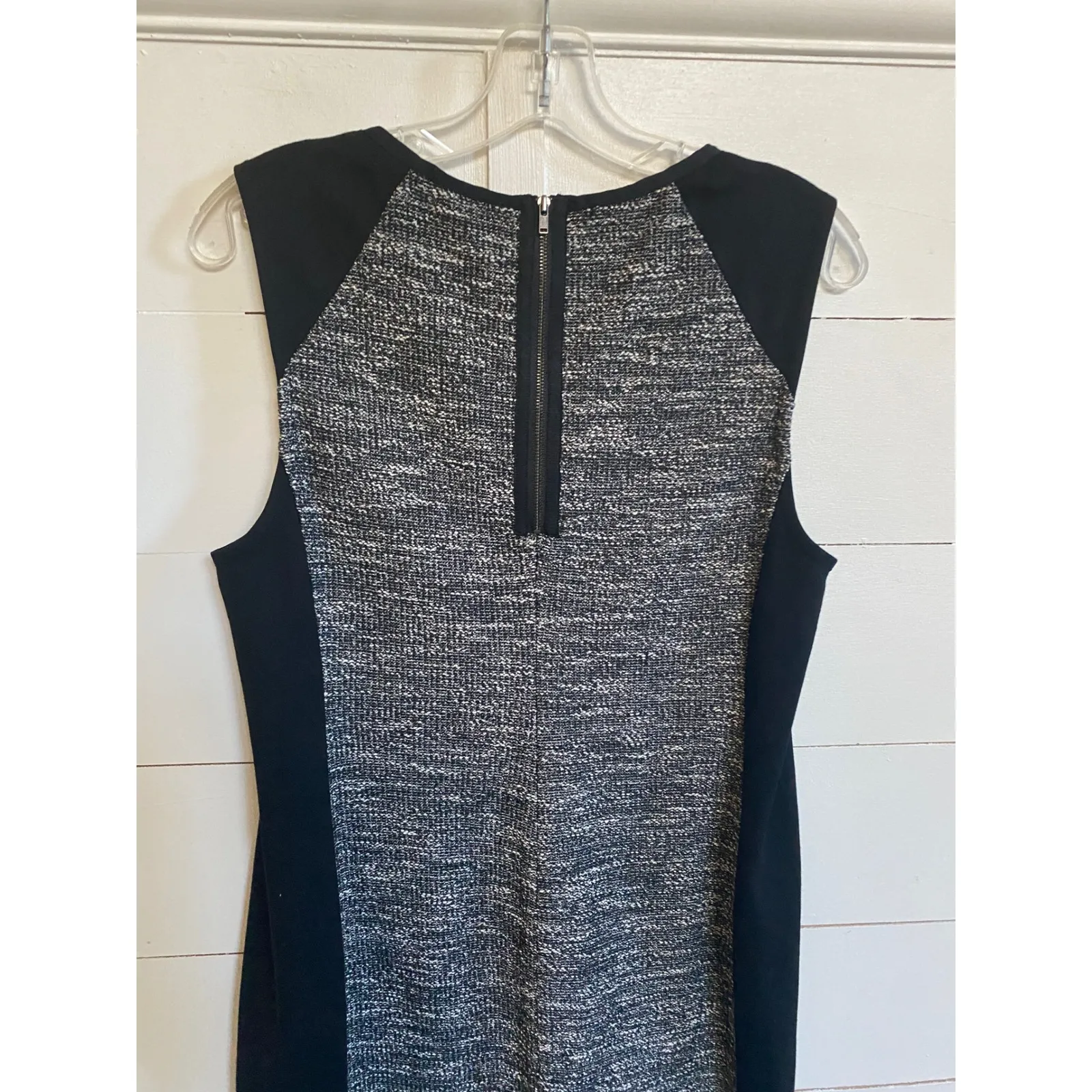 Eileen Fisher‎ Boucle Tweed Sheath Panel Dress - M EUC - Image 6