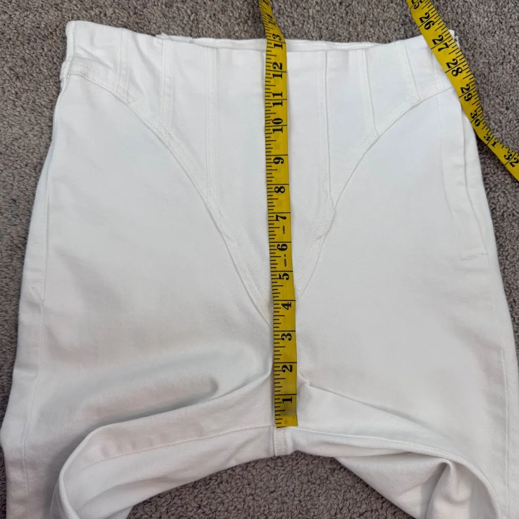 Good American‎ Stylish High Waisted Pants Womens Size 8/29 White - Image 8