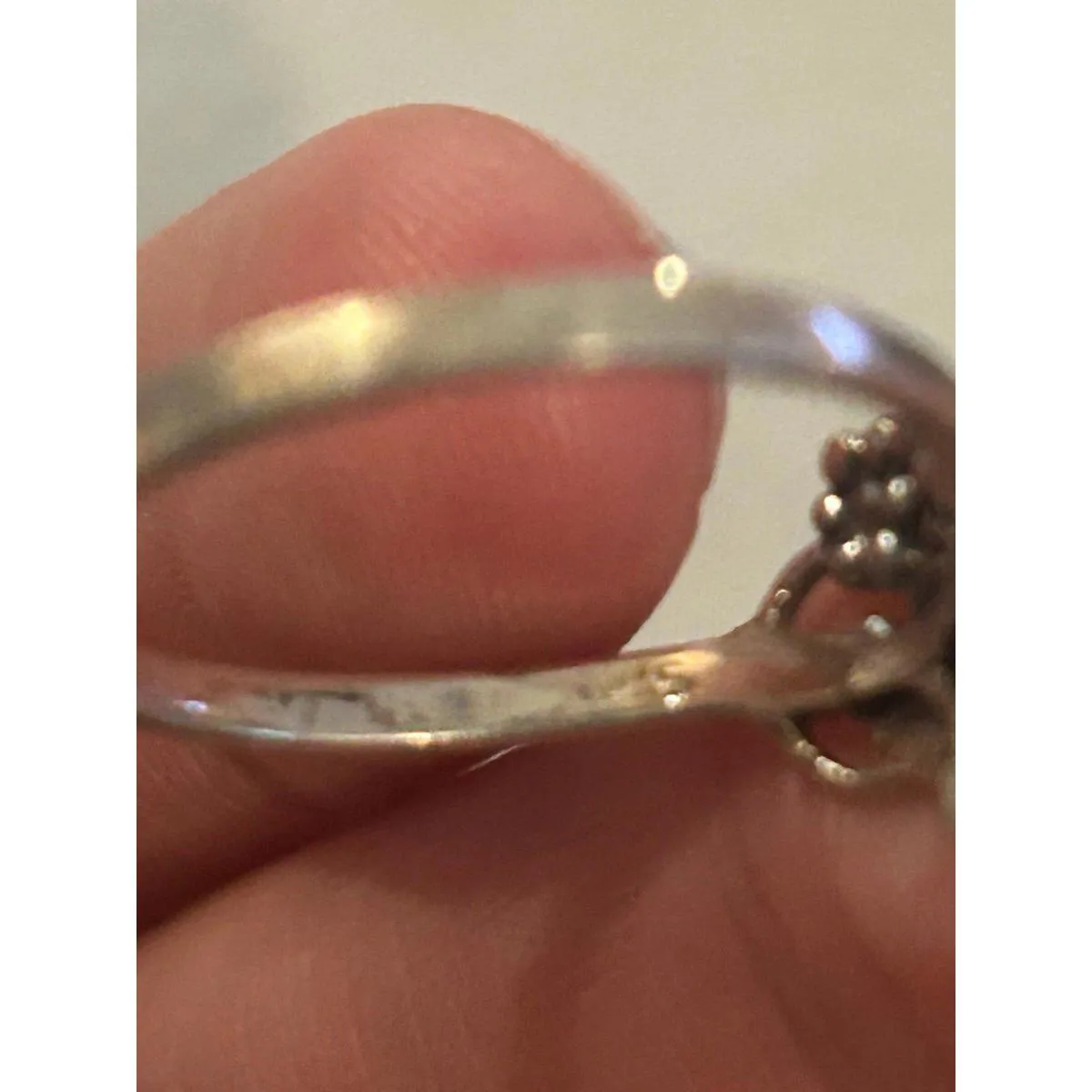 925 sterling silver ring band size 8.75 lot c8 grapes - Image 5