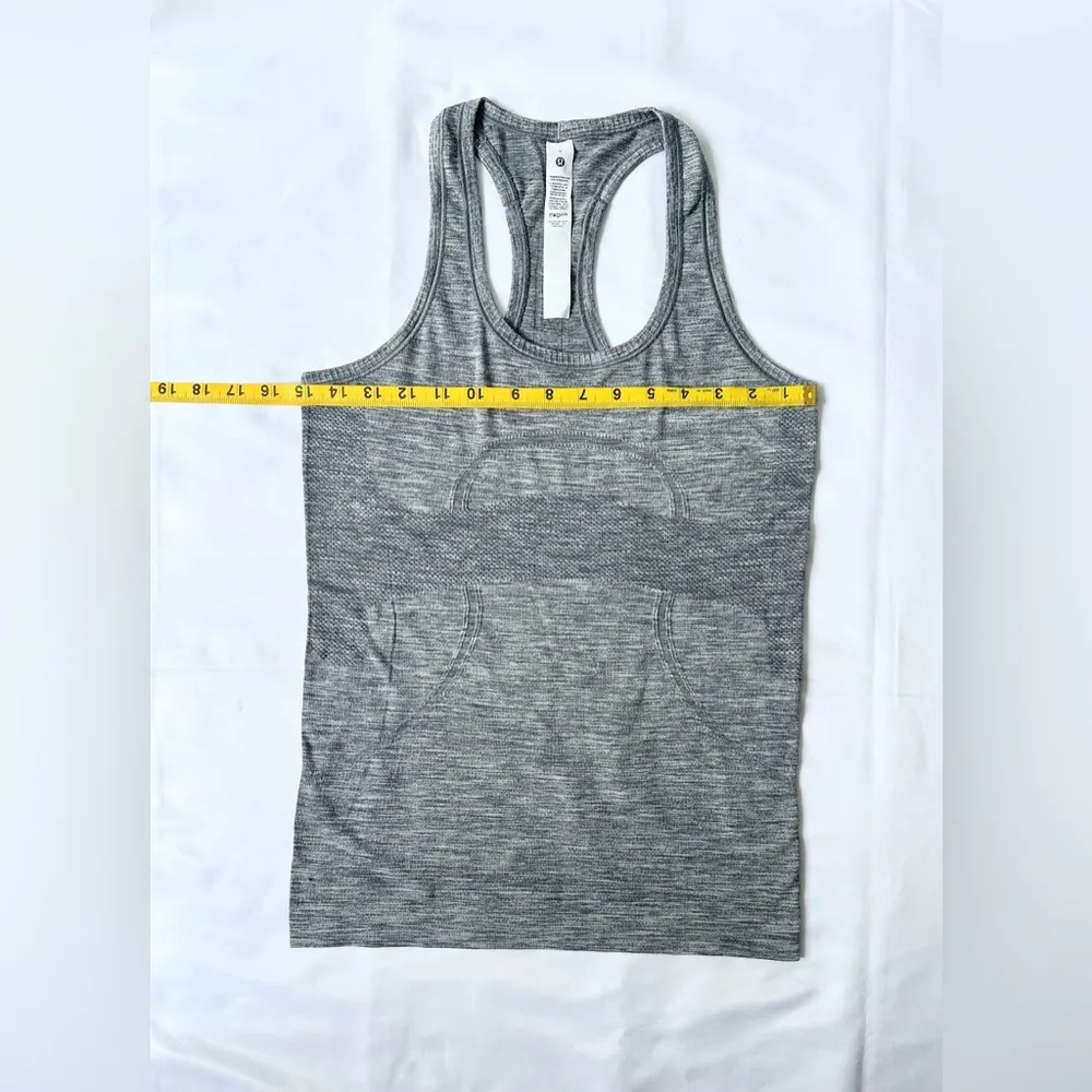 Lululemon Swiftly Tech Racerback 2.0 - Slate/White - 6 - Image 10