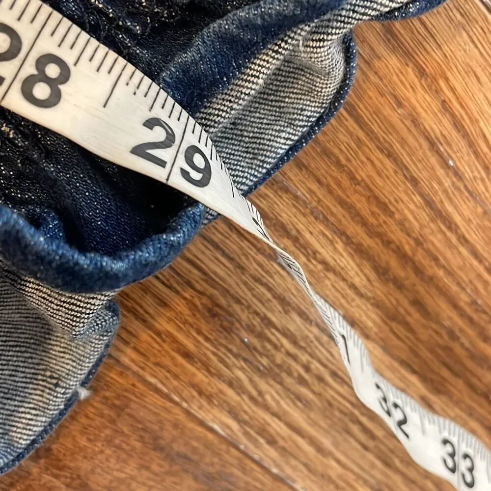 Urban Outfitters denim smocked mini dress size 6 - Image 5