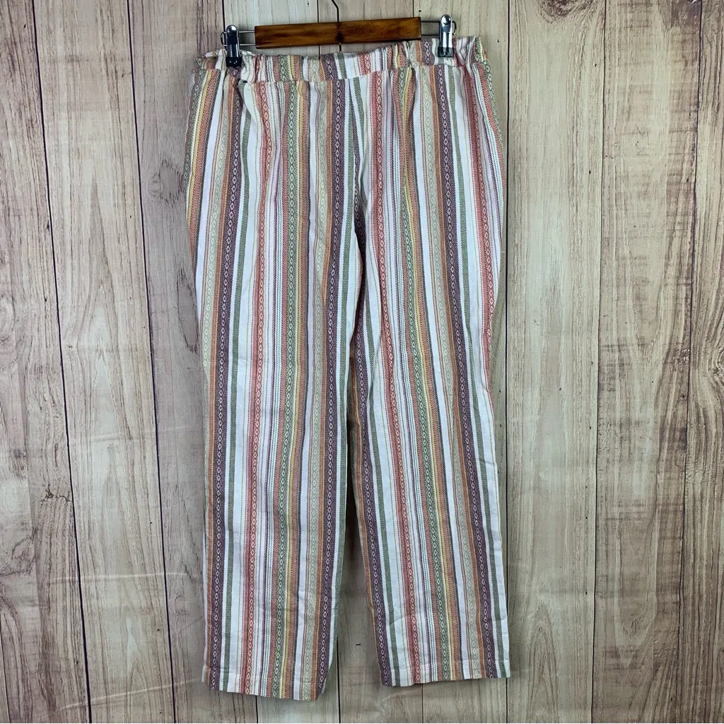 Soho‎ Striped Linen Blend Pants - Image 4