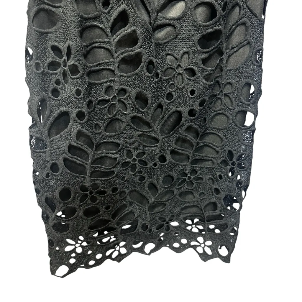 Pretty Garden Modern Aesthetic Black Off-Shoulder Dress Small - Image 5