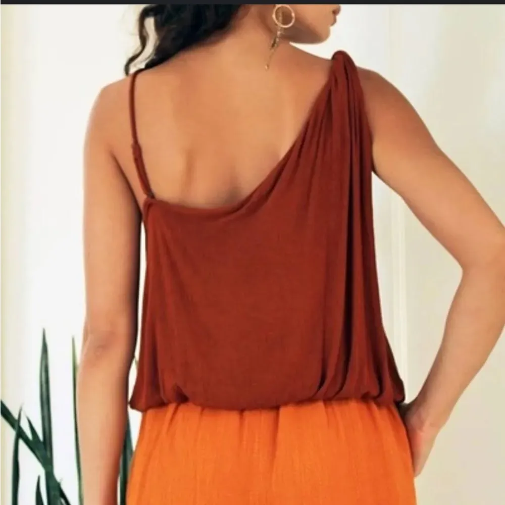 Free People Marina rust tank top size small - Image 4
