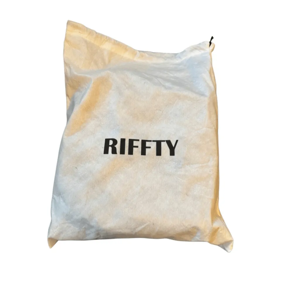 Riffty Small Crossbody Travel Duffle Bag Vintage Carry On Leather Canvas Shoulde Brown - Image 7