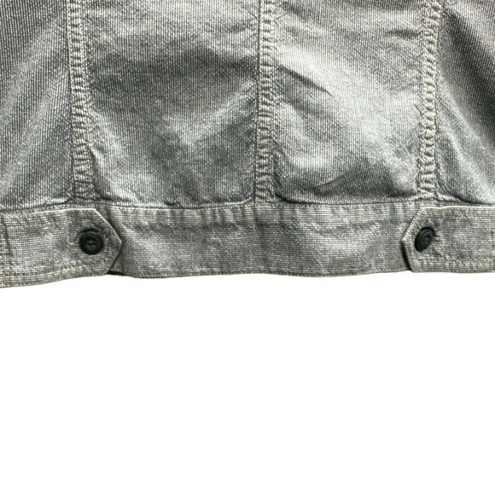 Levi Strauss Company Pin Striped Vintage Trucker Jeans Jacket Sz S Unique - Image 8