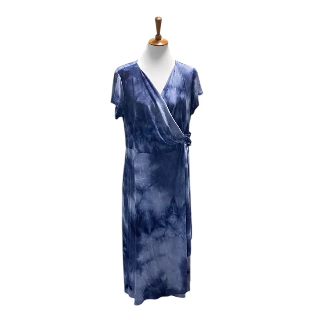 Lane Bryant Midi Dress Blue Size 18/20 - Image 2