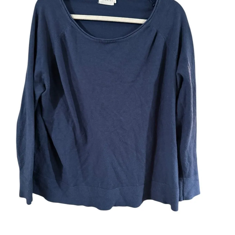 Dreamers Blue 3/4 Sleeve Relaxed Boxy Tee - Image 8