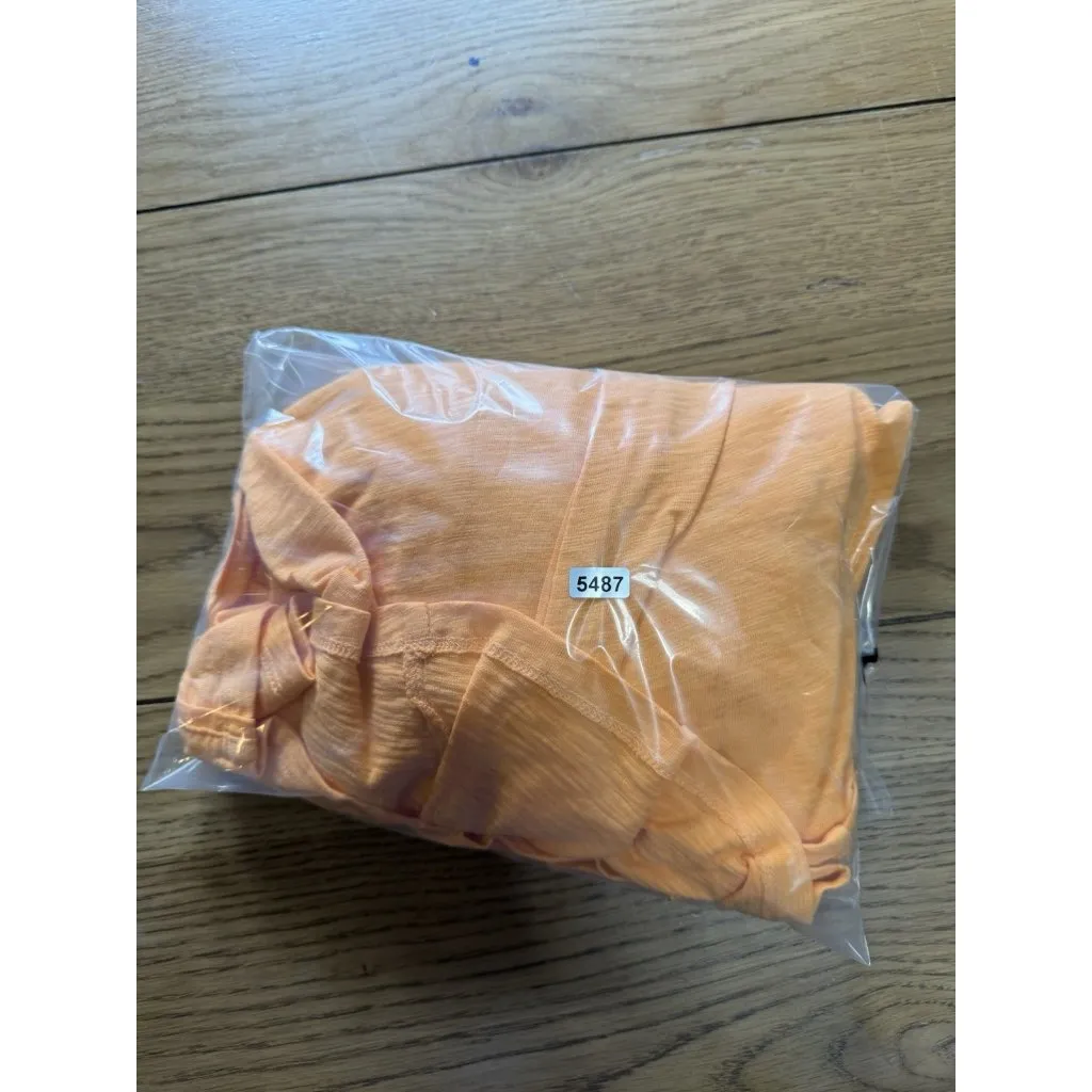 Soft Surroundings Gladstone Dress Sz Small Orange‎ Papaya Embroidered Beach City - Image 12