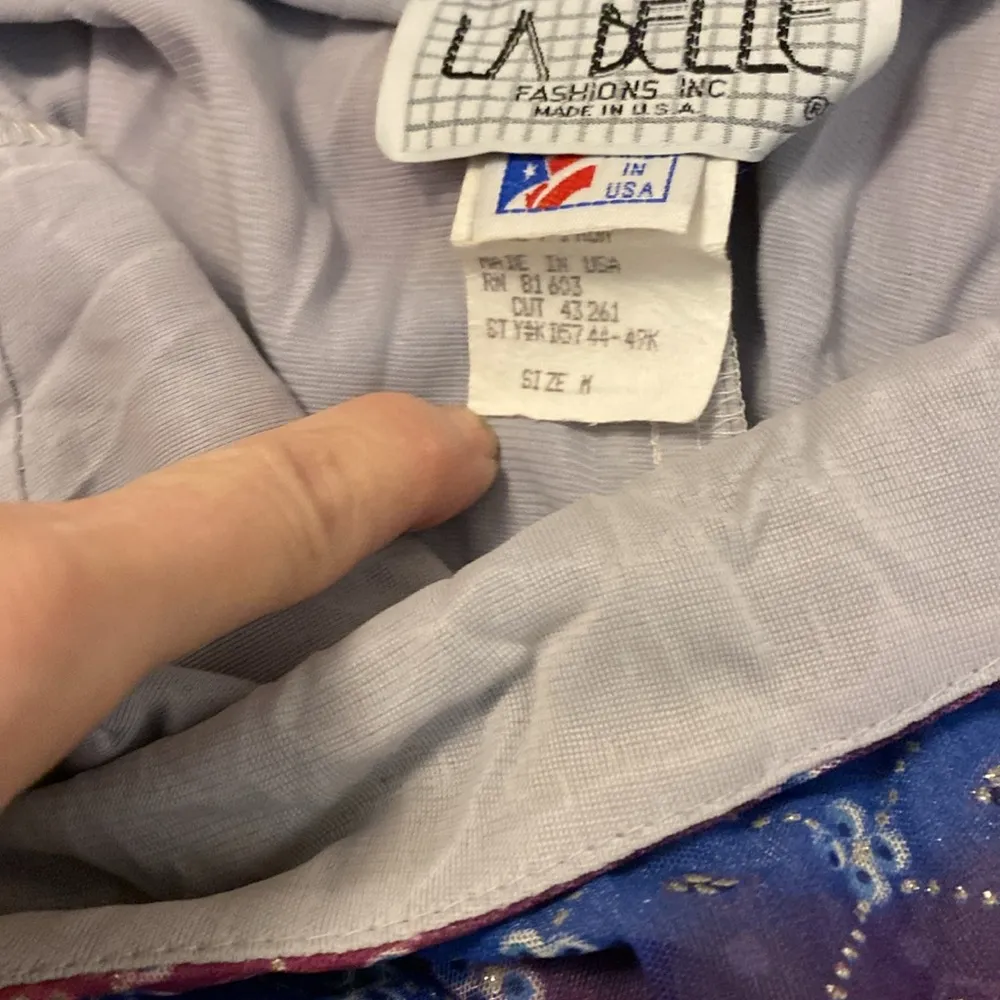 VINTAGE 80'S LA BELLE FASHION FIT AND FLARE FLORAL SUNDRESS Fits Like Small Size undefined - Image 6