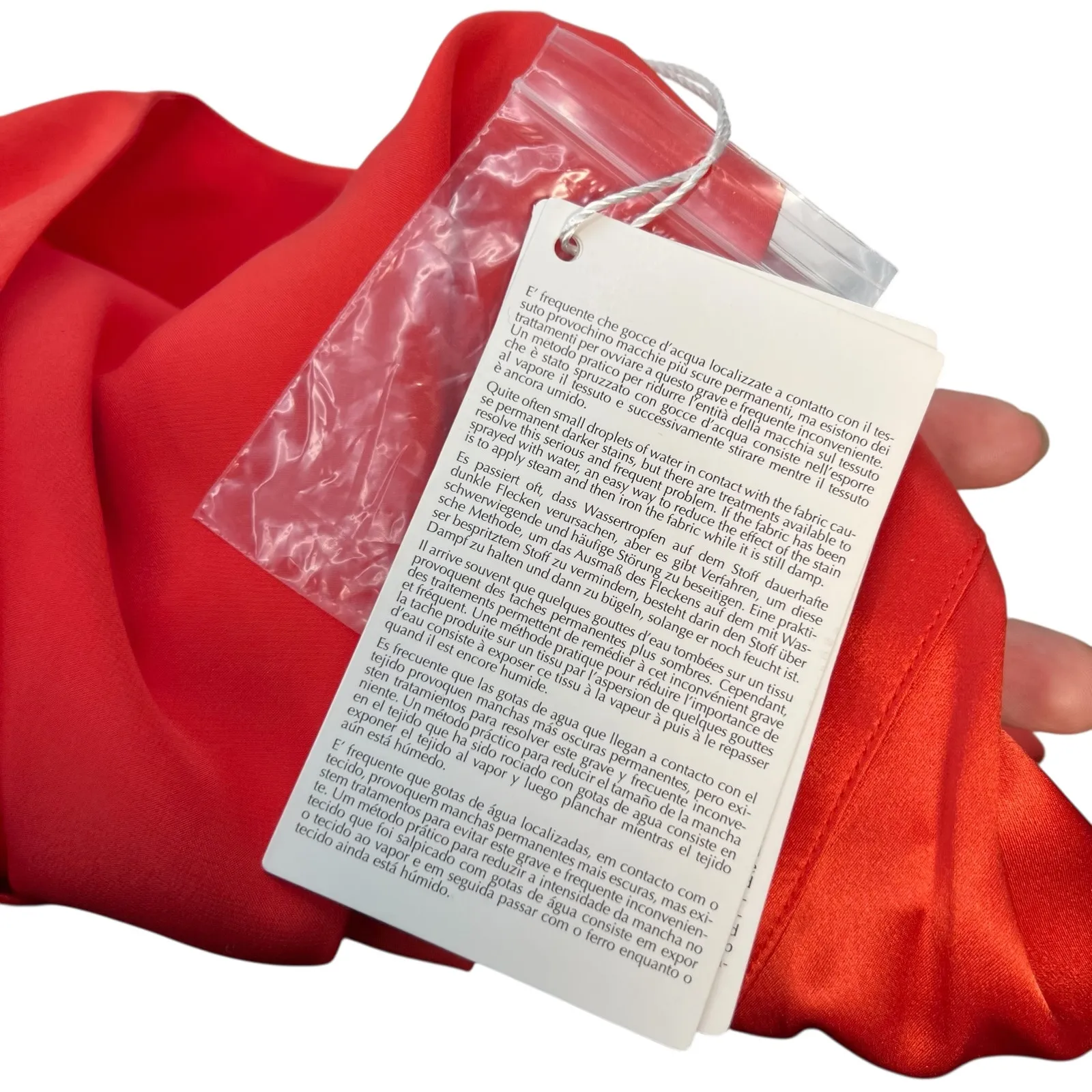 La Perla Silk Robe Red Orange Size US Large - Image 9