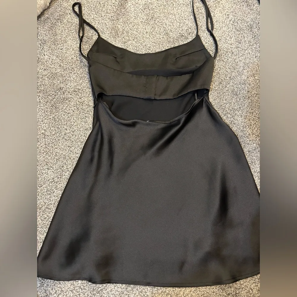 Zara Satin Mini Dress - Image 3