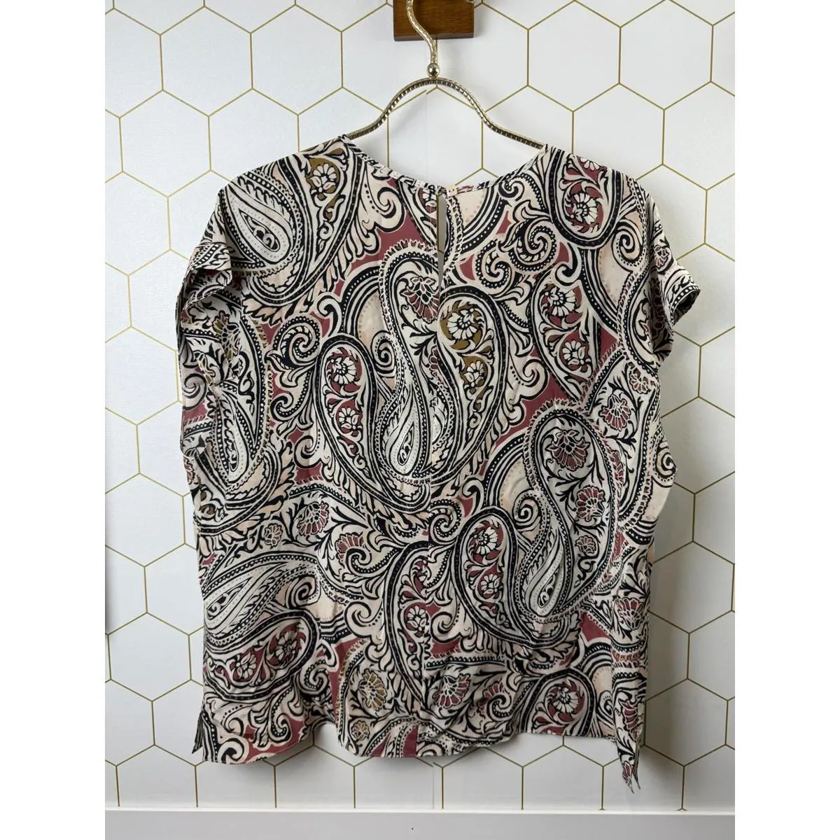 Fillity Paisley Patterned Flowy Blouse - Image 2