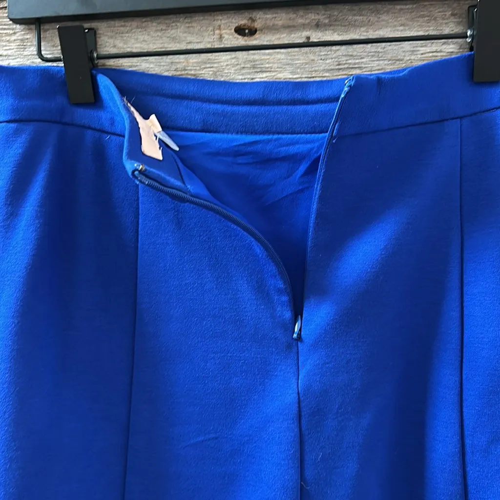Anthropologie X Hutch Cobalt Blue A-Line Skirt Size Small - Image 8