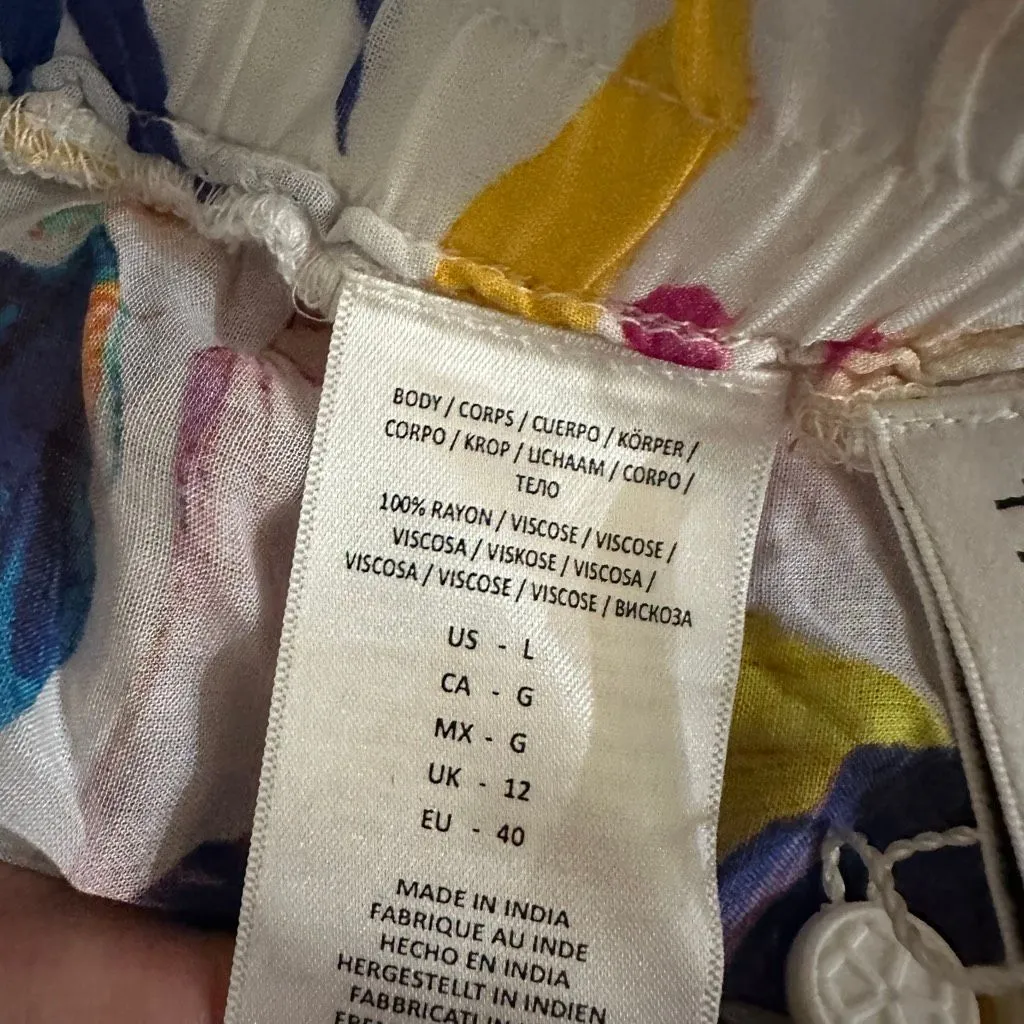 NWT Trina Turk treasure cover swim cover up pants large - Image 8