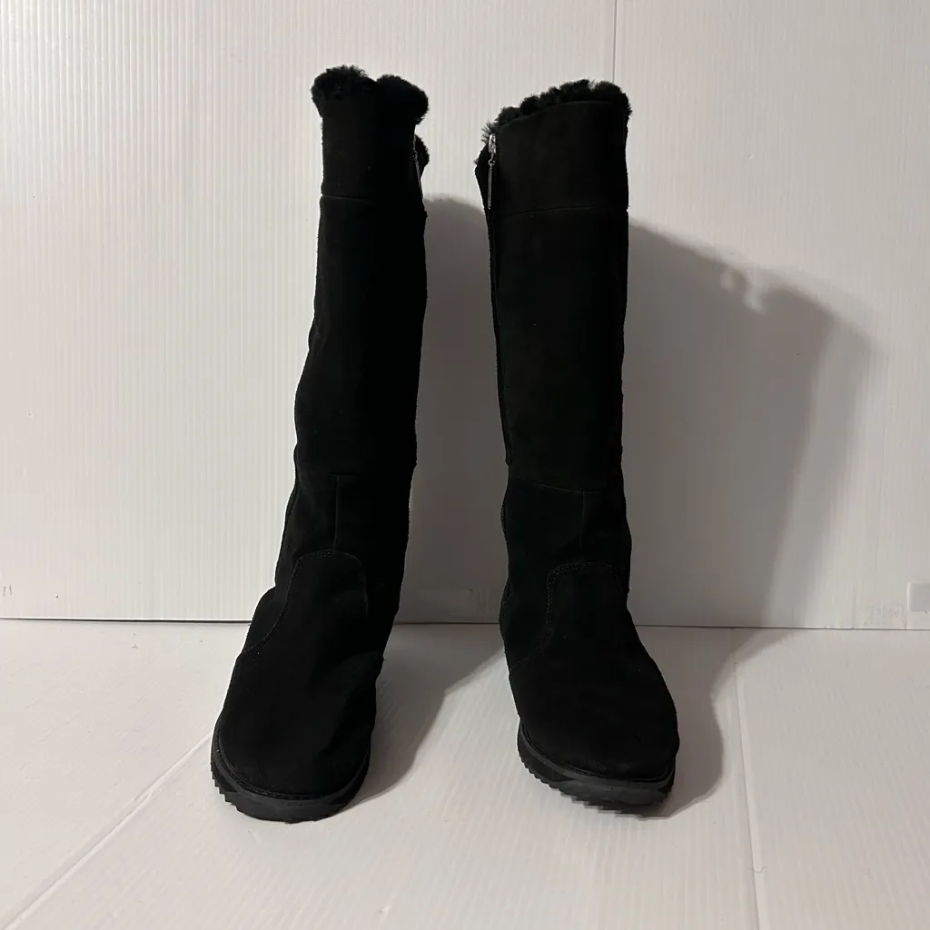 EMU Australia Moonta W11799 black suede sheepskin - Image 4