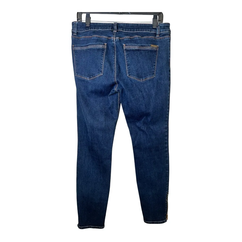 White House Black Market Dark Blue Skimmer Jeans Size 10 EUC - Image 2