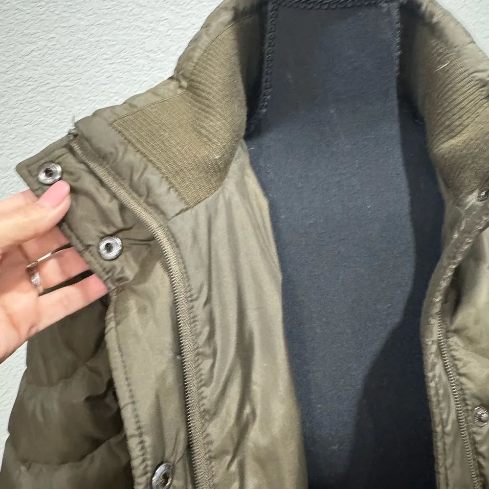 Olive Quilted Women's Jacket - Image 3