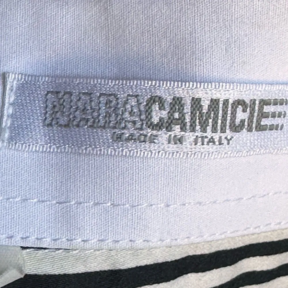 NARACAMICIE Made in Italy Patchwork Print Button Down Shirt Women's Black Size undefined - Image 3