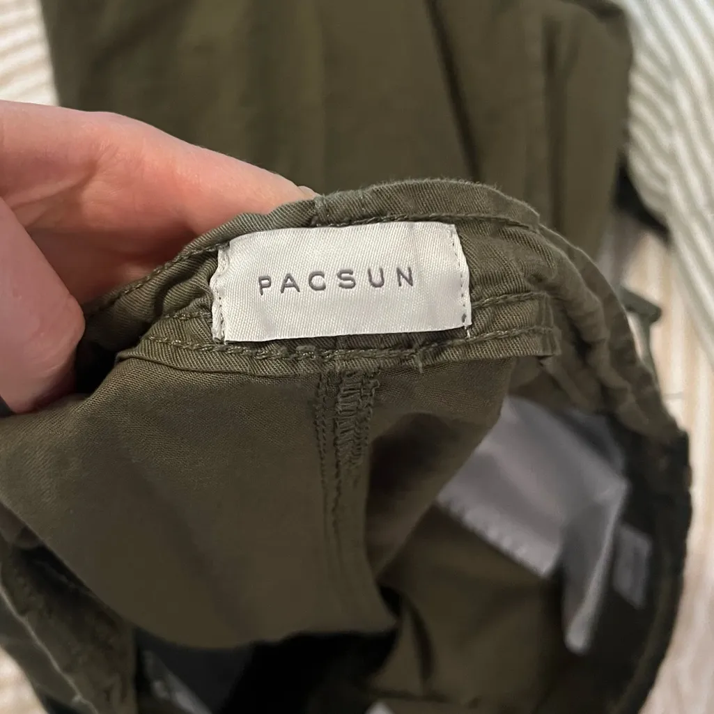 Pacsun Green Low Rise Parachute Pants - Image 7