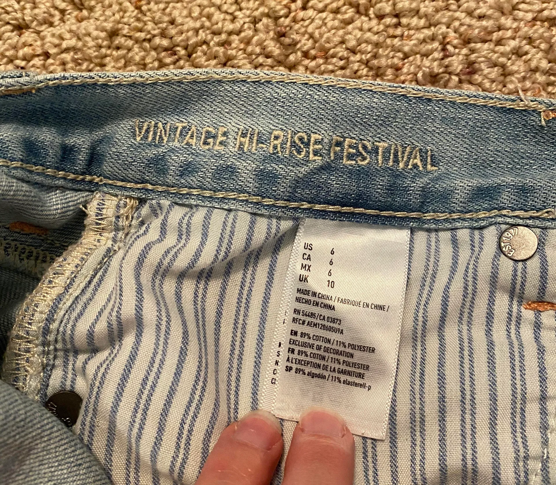 ‼️American Eagle Hi-Rise Festival Shorts‼️ - Image 5