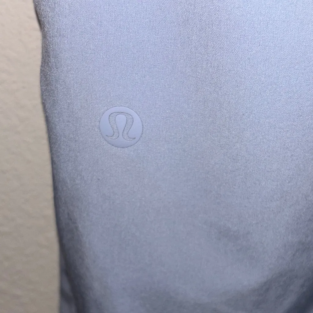 Lululemon Blue Linen Beyond The Studio Pants Blue Linen Womens Size 4 - Image 3