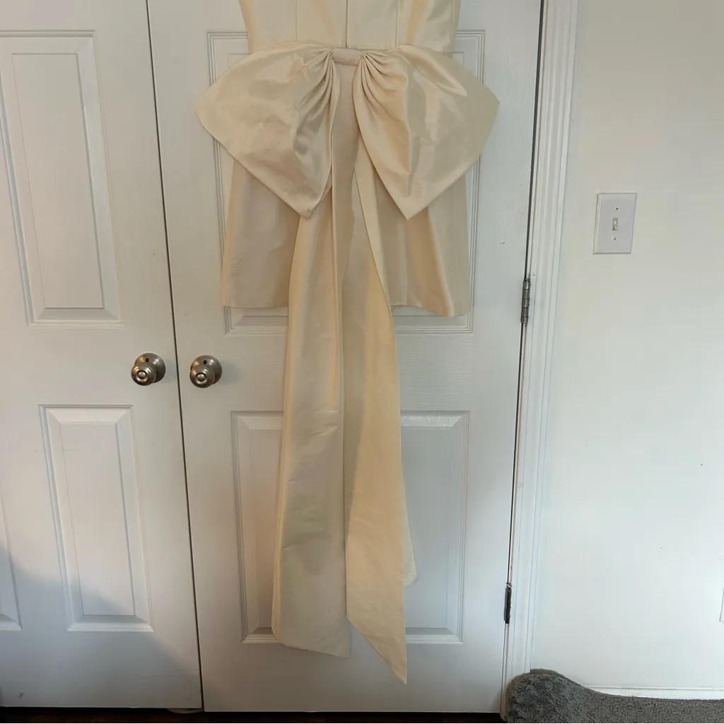 Sachin & Babi ROSIE BOW MINI DRESS IN IVORY SIZE 12 - Image 10