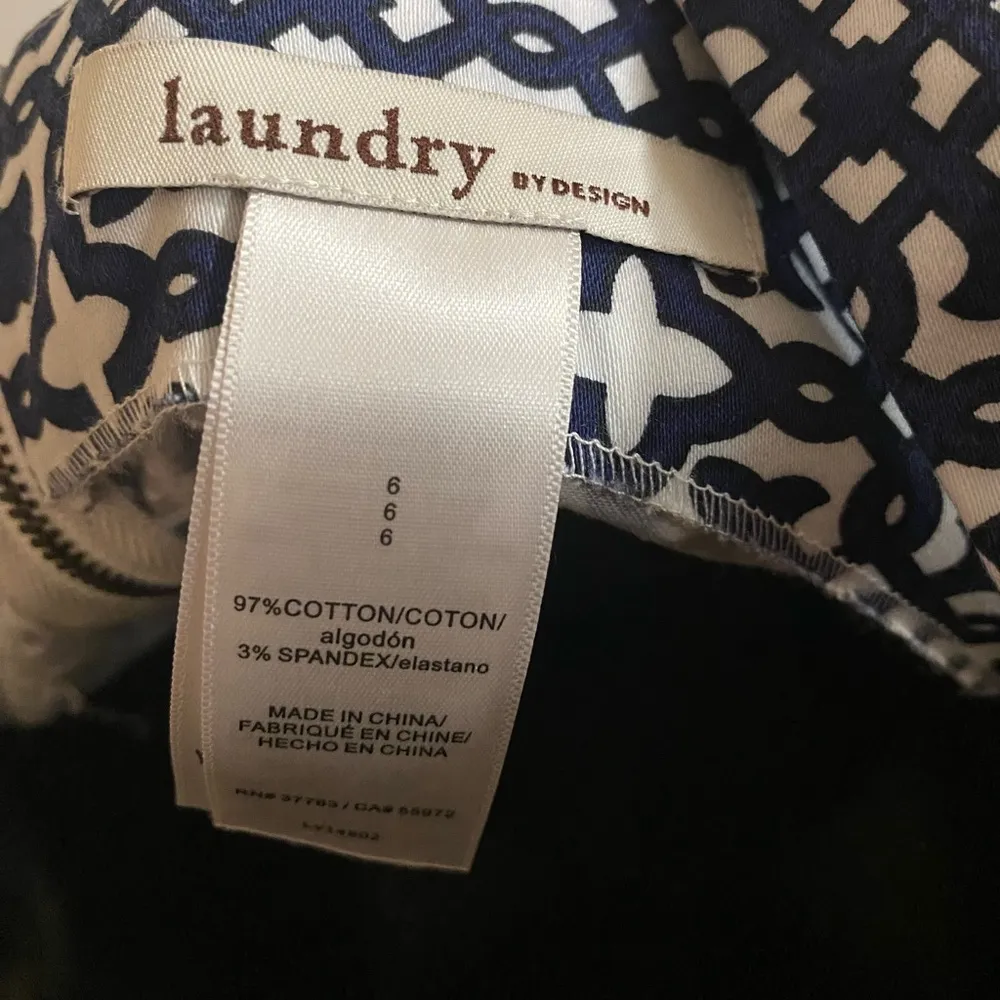 Blue&White Patterned Sleeveless Dress - Image 6