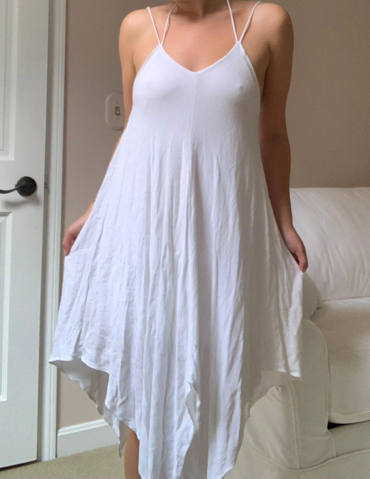 White Beach Boho Maxi Dress - Image 3