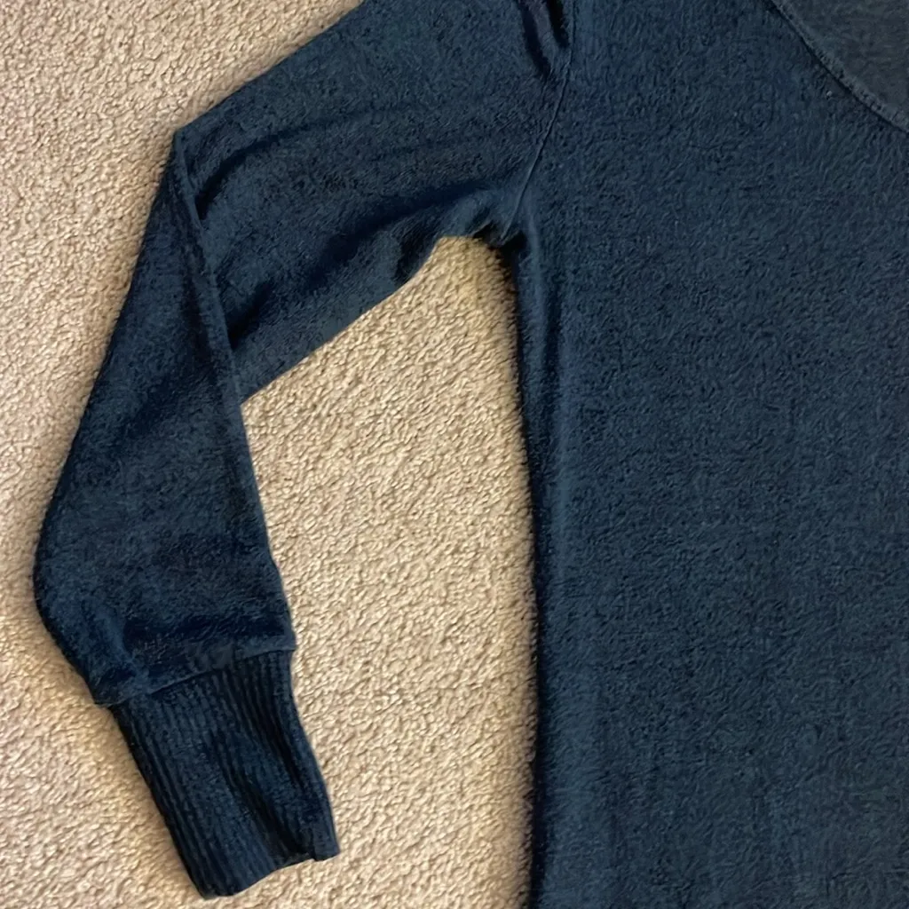 EGC Soft Surroundings V-Neck stretchy‎ & butter soft dark teal dress size small - Image 5