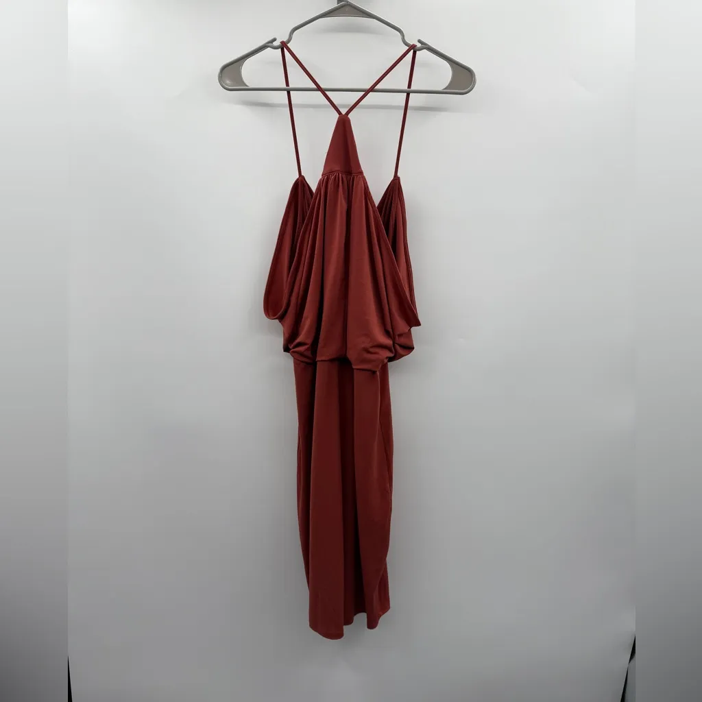VENUS Rust Sleeveless Dress‎ - Image 4