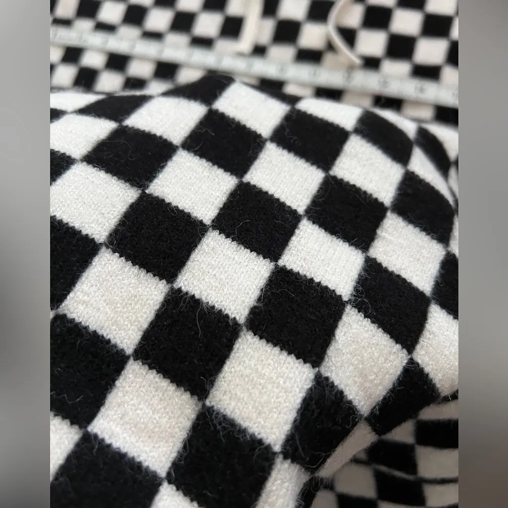 Checkered board Wool Hoodie Size undefined - Image 6