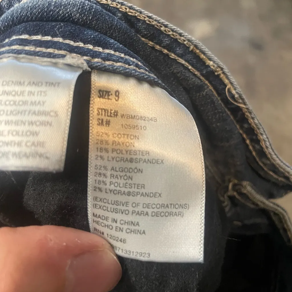 Y2K Wallflower Bootcut Jeans Blue Size 8 - Image 4