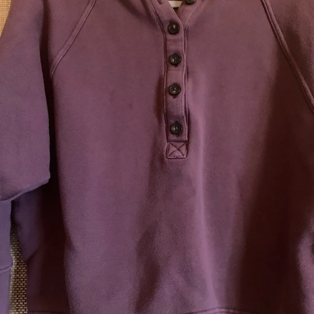 Madewell Sweater Top Pullover Purple Women Size XS Cotton Clothing - Image 2